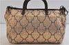 Authentic PRADA Nylon Hand Tote Bag Gold 7485C