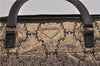 Authentic PRADA Nylon Hand Tote Bag Gold 7485C