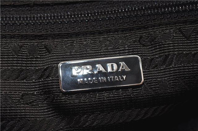 Authentic PRADA Nylon Hand Tote Bag Gold 7485C