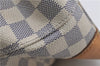 Auth Louis Vuitton Damier Azur Hampstead MM Shoulder Tote Bag N51206 LV 7486D