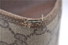 Authentic GUCCI Web Sherry Line Clutch Bag GG PVC Leather Brown 7489C