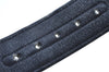 Authentic Christian Dior Trotter Belt Canvas Leather 70cm 27.6inches Blue 7490G