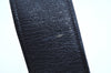 Authentic Christian Dior Trotter Belt Canvas Leather 70cm 27.6inches Blue 7490G