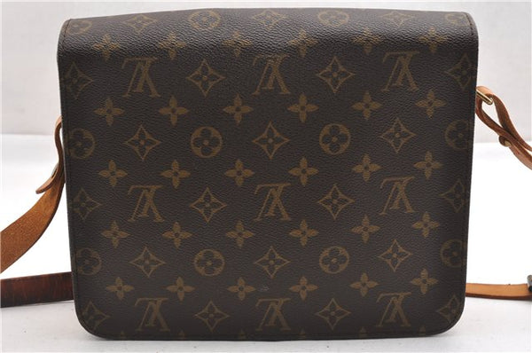 Authentic Louis Vuitton Monogram Cartouchiere GM M51252 Shoulder Cross Bag 7492F
