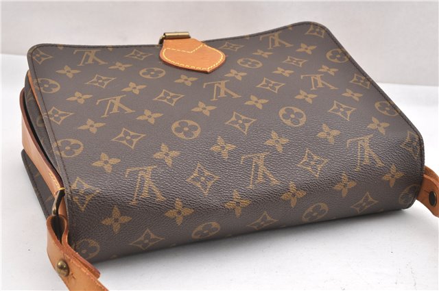 Authentic Louis Vuitton Monogram Cartouchiere GM M51252 Shoulder Cross Bag 7492F