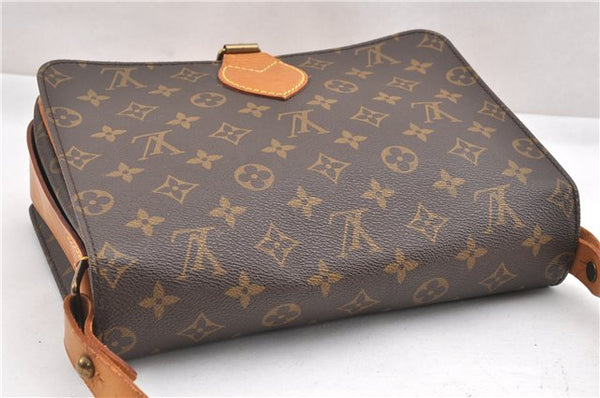 Authentic Louis Vuitton Monogram Cartouchiere GM M51252 Shoulder Cross Bag 7492F