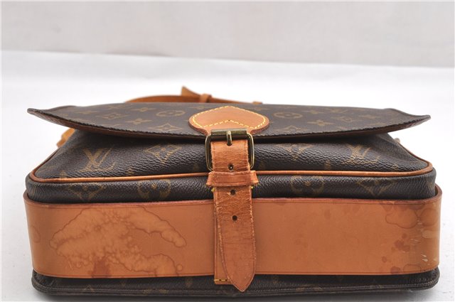 Authentic Louis Vuitton Monogram Cartouchiere GM M51252 Shoulder Cross Bag 7492F