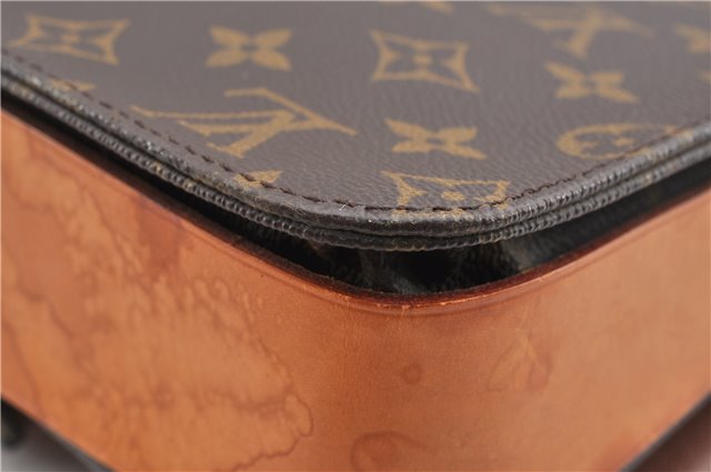 Authentic Louis Vuitton Monogram Cartouchiere GM M51252 Shoulder Cross Bag 7492F