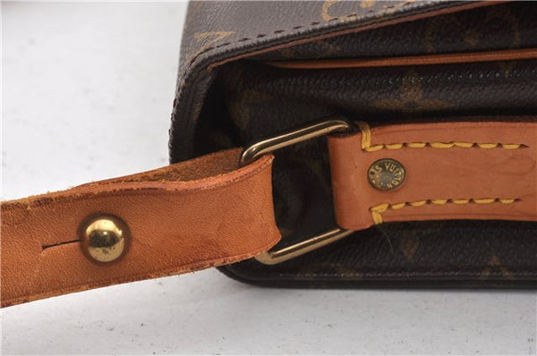 Authentic Louis Vuitton Monogram Cartouchiere GM M51252 Shoulder Cross Bag 7492F