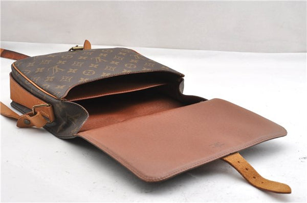 Authentic Louis Vuitton Monogram Cartouchiere GM M51252 Shoulder Cross Bag 7492F