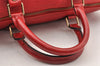 Authentic Louis Vuitton Epi Speedy 30 Hand Boston Bag Red M43007 LV 7492I