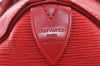 Authentic Louis Vuitton Epi Speedy 30 Hand Boston Bag Red M43007 LV 7492I