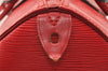 Authentic Louis Vuitton Epi Speedy 30 Hand Boston Bag Red M43007 LV 7492I