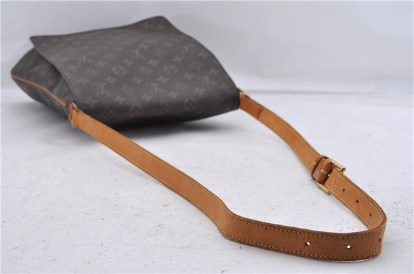 Authentic Louis Vuitton Monogram Musette Shoulder Cross Body Bag M51256 LV 7495D