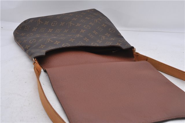 Authentic Louis Vuitton Monogram Musette Shoulder Cross Body Bag M51256 LV 7495D