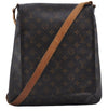 Authentic Louis Vuitton Monogram Musette Shoulder Cross Body Bag M51256 LV 7496D