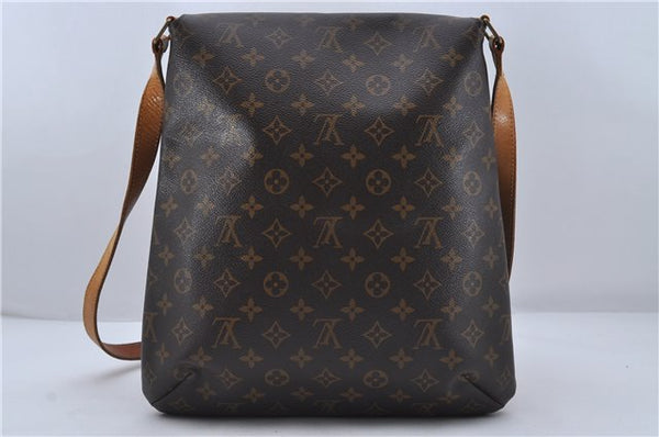 Authentic Louis Vuitton Monogram Musette Shoulder Cross Body Bag M51256 LV 7496D