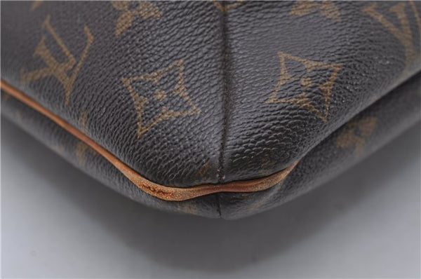 Authentic Louis Vuitton Monogram Musette Shoulder Cross Body Bag M51256 LV 7496D