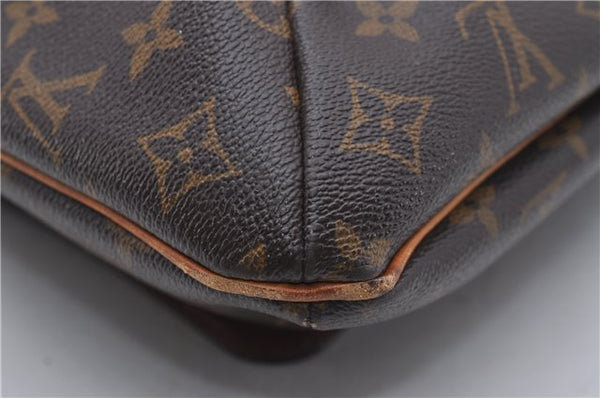 Authentic Louis Vuitton Monogram Musette Shoulder Cross Body Bag M51256 LV 7496D
