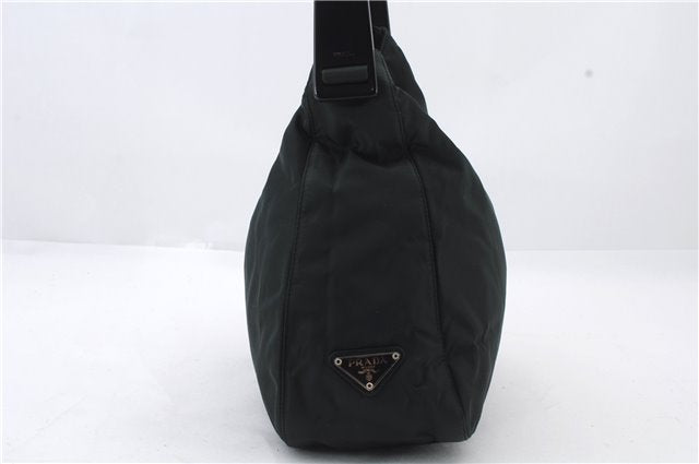 Authentic PRADA Tessuto Plex Nylon Plastic Shoulder Hand Bag B8172 Green 7498C