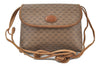 Authentic GUCCI Micro GG PVC Leather Shoulder Cross Body Bag Purse Brown 7504C