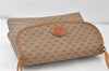 Authentic GUCCI Micro GG PVC Leather Shoulder Cross Body Bag Purse Brown 7504C