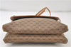 Authentic GUCCI Micro GG PVC Leather Shoulder Cross Body Bag Purse Brown 7504C