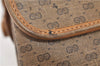 Authentic GUCCI Micro GG PVC Leather Shoulder Cross Body Bag Purse Brown 7504C