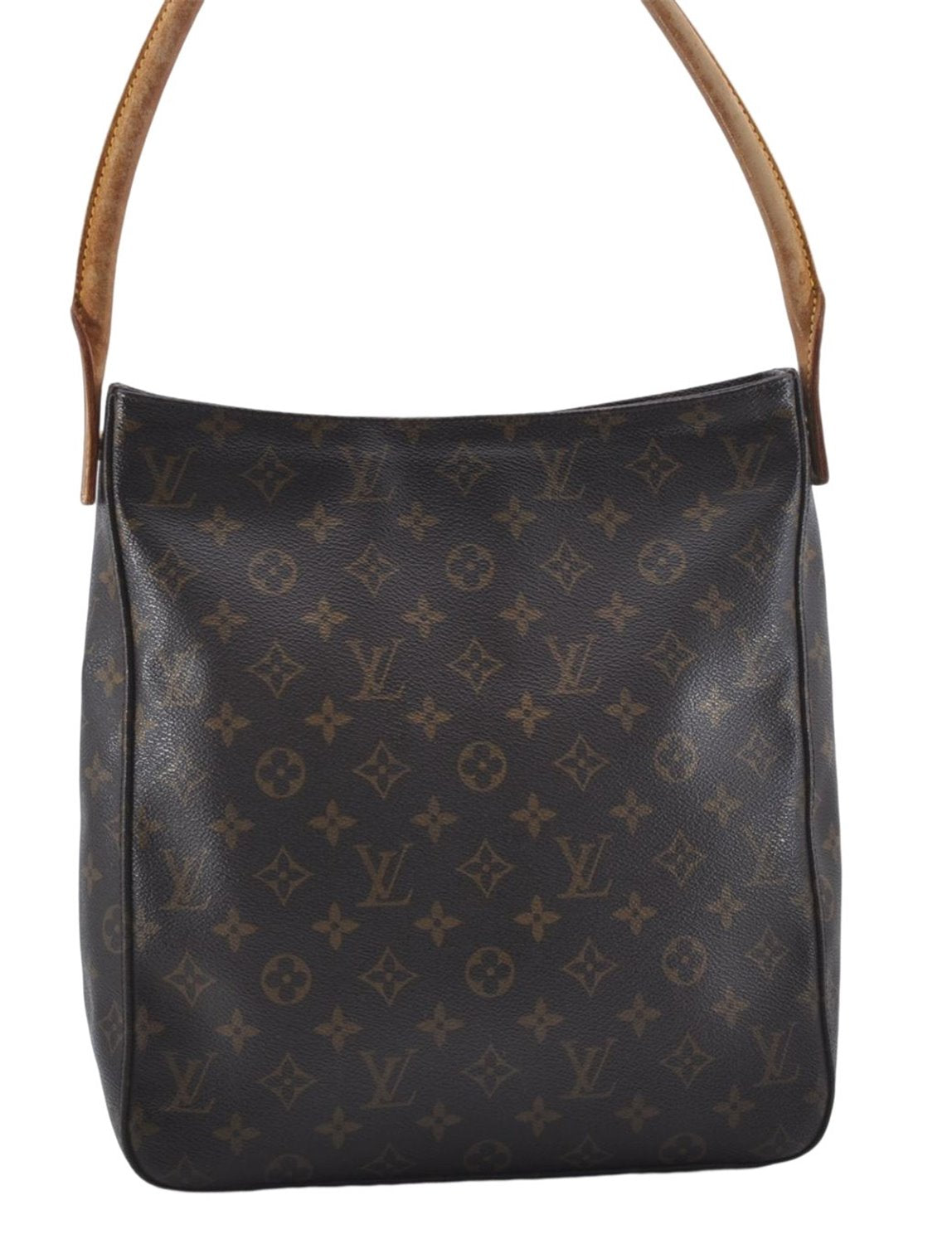 Authentic Louis Vuitton Monogram Looping GM Shoulder Bag M51145 LV 7505D