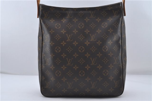 Authentic Louis Vuitton Monogram Looping GM Shoulder Bag M51145 LV 7505D
