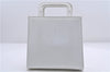 Authentic GUCCI 2Way Shoulder Hand Bag Purse Vinyl Leather Clear White 7506C