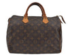 Authentic Louis Vuitton Monogram Speedy 30 Hand Boston Bag M41526 LV 7510D