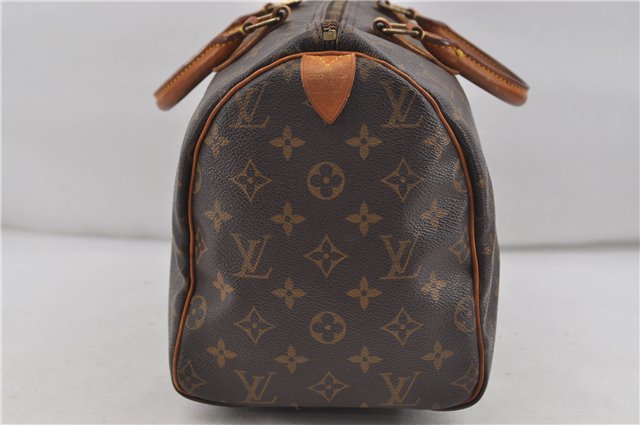 Authentic Louis Vuitton Monogram Speedy 30 Hand Boston Bag M41526 LV 7510D