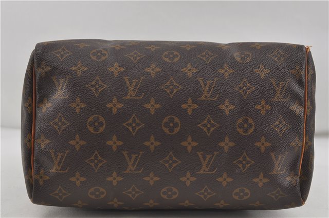 Authentic Louis Vuitton Monogram Speedy 30 Hand Boston Bag M41526 LV 7510D