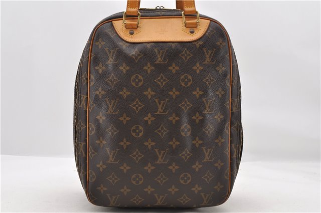 Authentic LOUIS VUITTON Monogram Excursion Hand Bag M41450 LV 7511C
