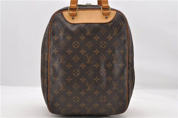 Authentic LOUIS VUITTON Monogram Excursion Hand Bag M41450 LV 7511C