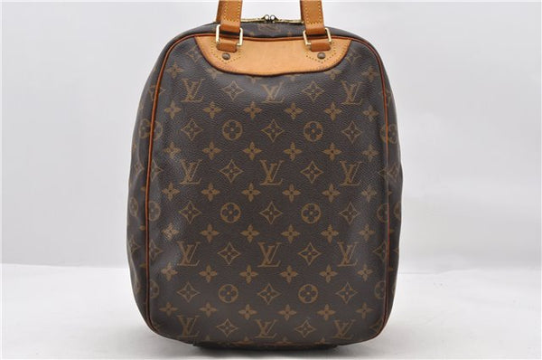 Authentic LOUIS VUITTON Monogram Excursion Hand Bag M41450 LV 7511C