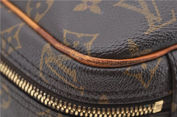 Authentic LOUIS VUITTON Monogram Excursion Hand Bag M41450 LV 7511C