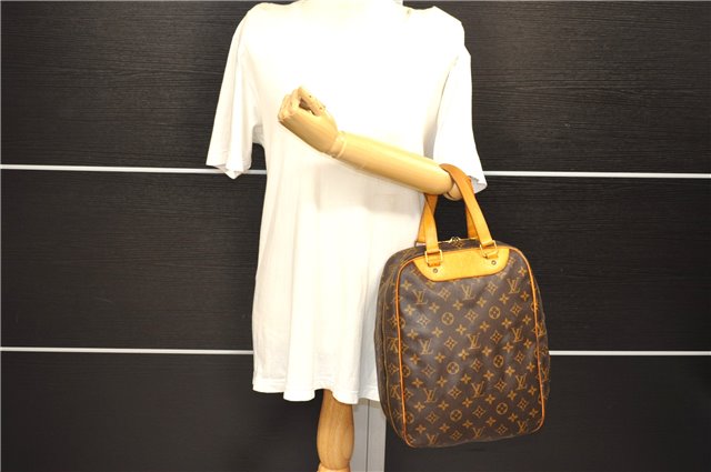 Authentic LOUIS VUITTON Monogram Excursion Hand Bag M41450 LV 7511C