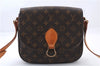 Auth LOUIS VUITTON Monogram Saint Cloud GM Shoulder Cross Bag M51242 LV 7515C