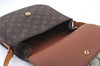 Auth LOUIS VUITTON Monogram Saint Cloud GM Shoulder Cross Bag M51242 LV 7515C