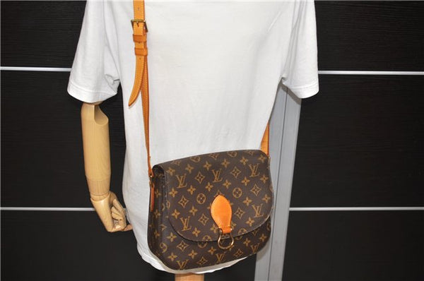 Auth LOUIS VUITTON Monogram Saint Cloud GM Shoulder Cross Bag M51242 LV 7515C
