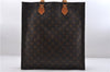Authentic LOUIS VUITTON Monogram Sac Plat Hand Bag M51140 LV 7516C
