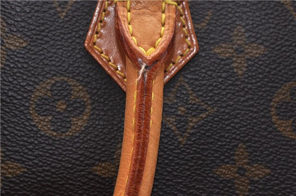 Authentic LOUIS VUITTON Monogram Sac Plat Hand Bag M51140 LV 7516C