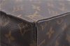 Authentic LOUIS VUITTON Monogram Sac Plat Hand Bag M51140 LV 7516C