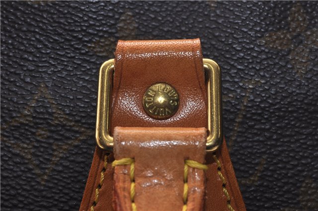 Authentic LOUIS VUITTON Monogram Sac Plat Hand Bag M51140 LV 7516C