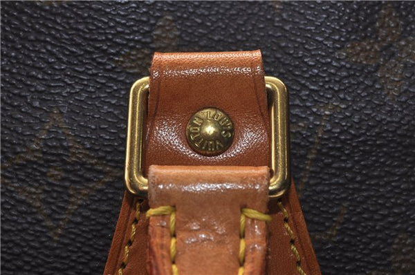 Authentic LOUIS VUITTON Monogram Sac Plat Hand Bag M51140 LV 7516C