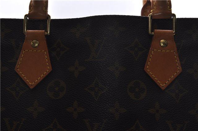 Authentic LOUIS VUITTON Monogram Sac Plat Hand Bag M51140 LV 7516C