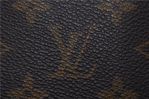 Authentic LOUIS VUITTON Monogram Sac Plat Hand Bag M51140 LV 7516C