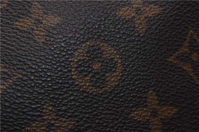 Authentic LOUIS VUITTON Monogram Sac Plat Hand Bag M51140 LV 7516C